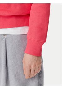 Tommy Jeans Bluza Flag DW0DW19959 Różowy Regular Fit. Kolor: różowy. Materiał: bawełna #3