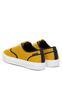 TOMMY HILFIGER - Tommy Hilfiger Tenisówki Th Vulc Cup Long Lace Canvas FM0FM05874 Żółty. Kolor: żółty. Materiał: materiał #3