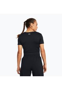 Top treningowy damski Under Armour Motion Crossover Crop. Kolor: czarny. Sport: fitness