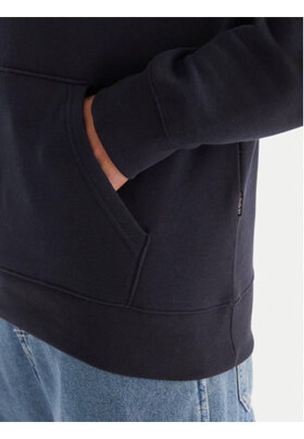 Quiksilver Bluza Screen Fleece Classic EQYFT05137 Granatowy Regular Fit. Kolor: niebieski. Materiał: syntetyk, bawełna