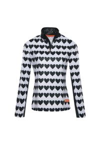 GARETH & LUCAS - Bluza narciarska Damska Gareth & Lucas The One Hundred and Fourteen. Kolor: biały, niebieski, wielokolorowy. Materiał: poliester, elastan. Sezon: zima. Sport: narciarstwo #1