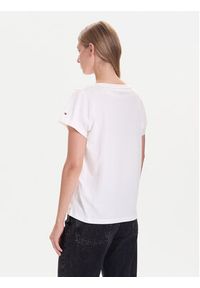 TOMMY HILFIGER - Tommy Hilfiger T-Shirt UW0UW04525 Beżowy Relaxed Fit. Kolor: beżowy. Materiał: bawełna #3