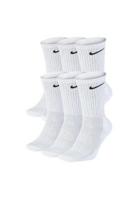 Nike - Skarpety Unisex Adult Everyday Cushioned (zestaw 6 Sztuk). Kolor: biały. Sport: turystyka piesza #1