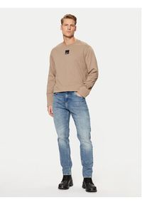 Karl Lagerfeld Jeans Longsleeve A1M17043 Beżowy Regular Fit. Kolor: beżowy. Materiał: bawełna. Długość rękawa: długi rękaw #4