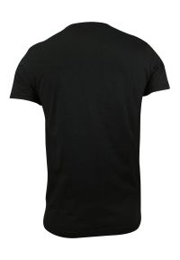 Czarny Bawełniany T-Shirt (Koszulka) z Kieszonką, Bez Nadruku - Brave Soul, Męski. Okazja: na co dzień. Kolor: czarny. Materiał: bawełna. Sezon: wiosna, lato. Styl: casual #2