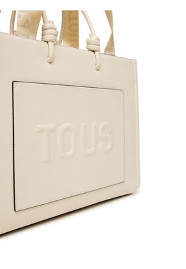 Tous - TOUS Torebka Amaya La Rue New 2002025801 Beżowy. Kolor: beżowy. Materiał: skórzane