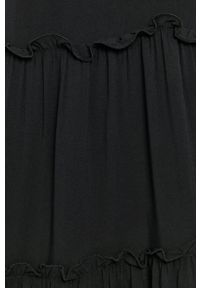 Jacqueline de Yong - Sukienka. Kolor: czarny. Materiał: tkanina. Wzór: gładki. Typ sukienki: rozkloszowane #6