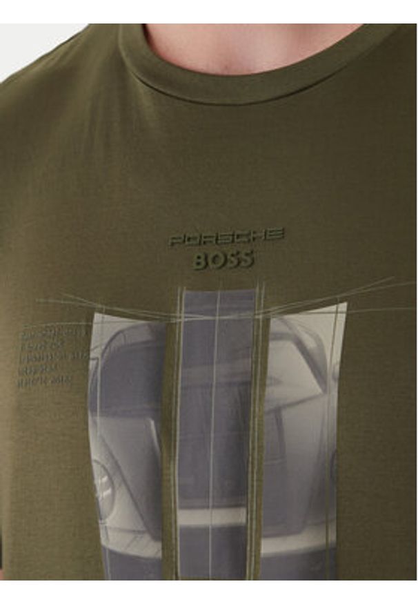 BOSS T-Shirt PS Spirit70 Grx 50559811 Zielony Regular Fit. Kolor: zielony. Materiał: bawełna