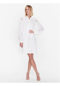Bruuns Bazaar Sukienka codzienna Leora BBW3156 Biały Regular Fit. Okazja: na co dzień. Kolor: biały. Materiał: wiskoza. Typ sukienki: proste. Styl: casual #3