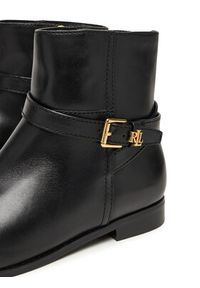Lauren Ralph Lauren - LAUREN RALPH LAUREN Botki Brooke 802967768001 Czarny. Kolor: czarny. Materiał: skóra #4