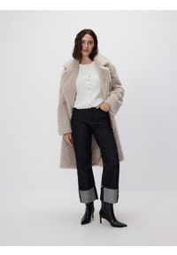 Reserved - Jeansy z podwiniętymi nogawkami - szary. Kolor: szary #1