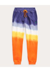 Ralph Lauren - RALPH LAUREN - Kolorowe spodnie dresowe Jogger Tie-Dye. Kolor: biały. Materiał: dresówka. Wzór: kolorowy #3