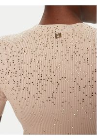 Marciano Guess Sweter 5RGR14 5821Z Beżowy Regular Fit. Kolor: beżowy. Materiał: wiskoza #3