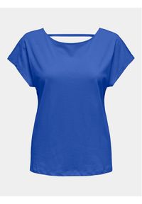only - ONLY Bluzka May 15286933 Niebieski Regular Fit. Kolor: niebieski. Materiał: bawełna #1