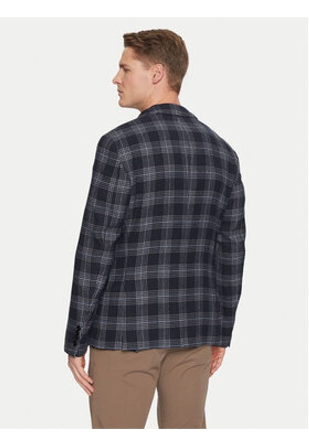 JOOP! Marynarka 17 JB-47Hoverest 30045029 Granatowy Slim Fit. Kolor: niebieski. Materiał: syntetyk