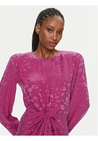 Hugo - HUGO Sukienka codzienna Kaminna 50504499 Różowy Regular Fit. Okazja: na co dzień. Kolor: różowy. Materiał: wiskoza. Typ sukienki: proste. Styl: casual #4