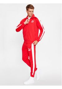 Puma Spodnie dresowe Iconic T7 530098 Czerwony Regular Fit. Kolor: czerwony. Materiał: syntetyk #3