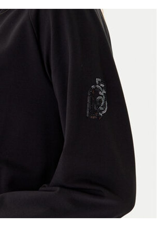 Liu Jo Sport Dres TF5228 FS090 Czarny Regular Fit. Kolor: czarny. Materiał: bawełna
