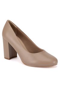 Clara Barson Czółenka WYL3812-1 Beżowy. Kolor: beżowy. Materiał: skóra #3