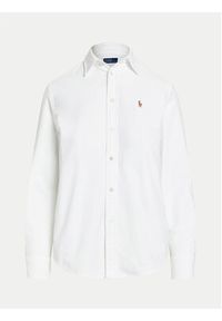 Polo Ralph Lauren Koszula 211970736001 Biały Relaxed Fit. Typ kołnierza: polo. Kolor: biały. Materiał: bawełna #6