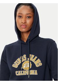 Guess Jeans Bluza W5RQ29 K68I4 Granatowy Regular Fit. Kolor: niebieski. Materiał: bawełna #4