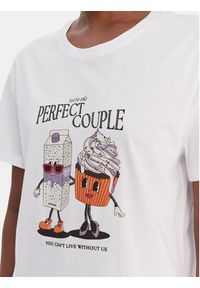 Liu Jo T-Shirt WA6163 JS904 Biały Relaxed Fit. Kolor: biały. Materiał: bawełna #4