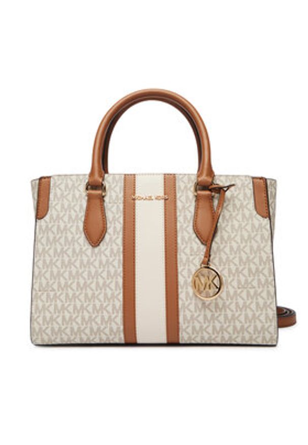 MICHAEL Michael Kors Torebka 30R6GQ6S2B Écru. Kolor: kremowy. Materiał: skórzane