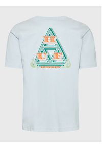 HUF T-Shirt Paid In Full TS01939 Błękitny Regular Fit. Kolor: niebieski. Materiał: bawełna