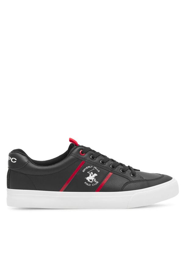Beverly Hills Polo Club Sneakersy M-SS24-3C012 Czarny. Kolor: czarny. Materiał: skóra