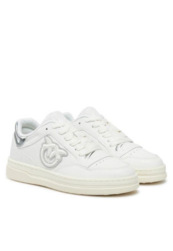 Pinko - PINKO Sneakersy Mandy 11 SS0077 P014 Biały. Kolor: biały. Materiał: skóra