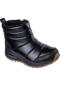 skechers - Buty Skechers Uno Rugged - Puffer Daze, Kobiety. Kolor: czarny. Materiał: materiał, syntetyk. Sport: fitness #1
