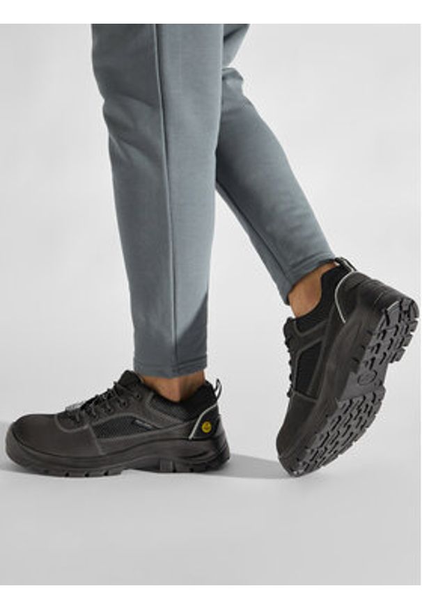 skechers - Skechers Sneakersy Trophus 200001EC/BLK Czarny. Kolor: czarny. Materiał: syntetyk, skóra