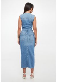 Liu Jo - Sukienka jeansowa midi LIU JO. Materiał: jeans. Długość: midi #4