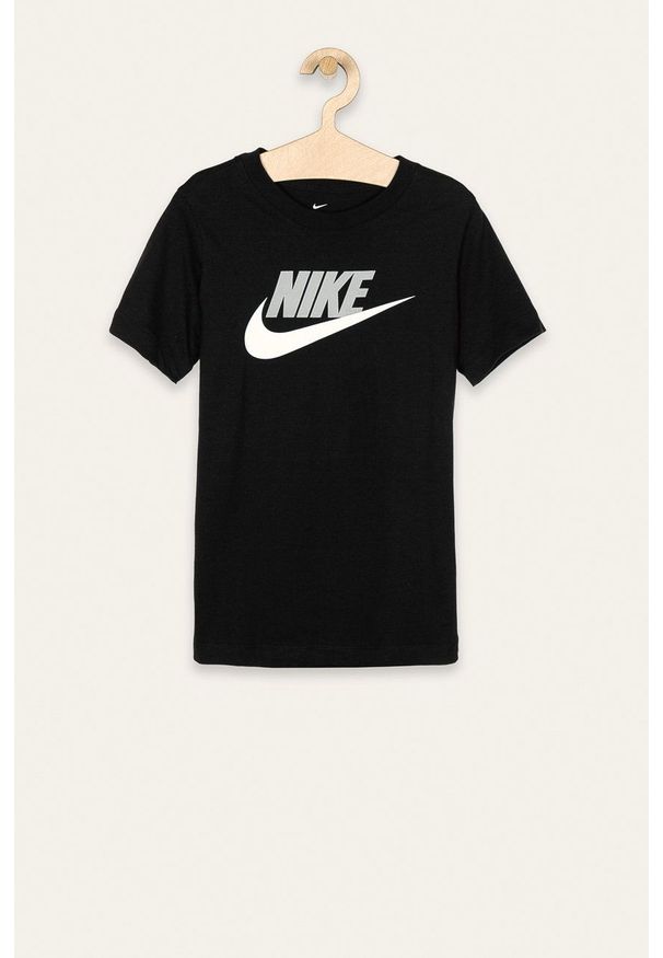 Nike Kids - T-shirt dziecięcy 122-170 cm. Kolor: czarny