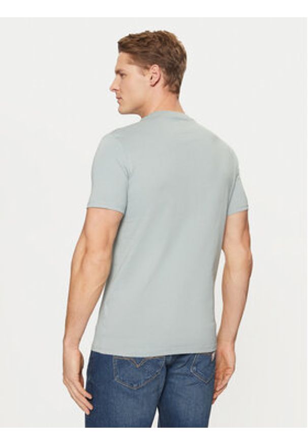 Guess T-Shirt M2YI71 I3Z14 Szary Slim Fit. Kolor: szary. Materiał: bawełna
