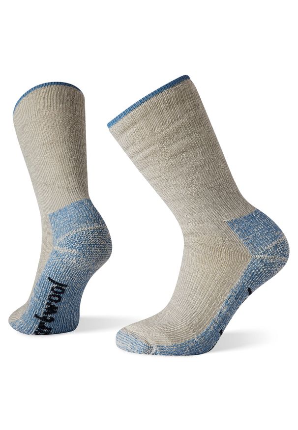 Skarpety Trekkingowe Damskie Smartwool Mountaineer Maximum Cushion Crew. Kolor: wielokolorowy, niebieski, szary. Materiał: wełna. Sport: turystyka piesza