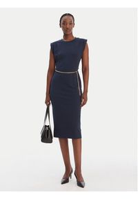 MICHAEL Michael Kors Sukienka koktajlowa MT5831SH6J Granatowy Regular Fit. Kolor: niebieski. Materiał: syntetyk. Styl: wizytowy #2