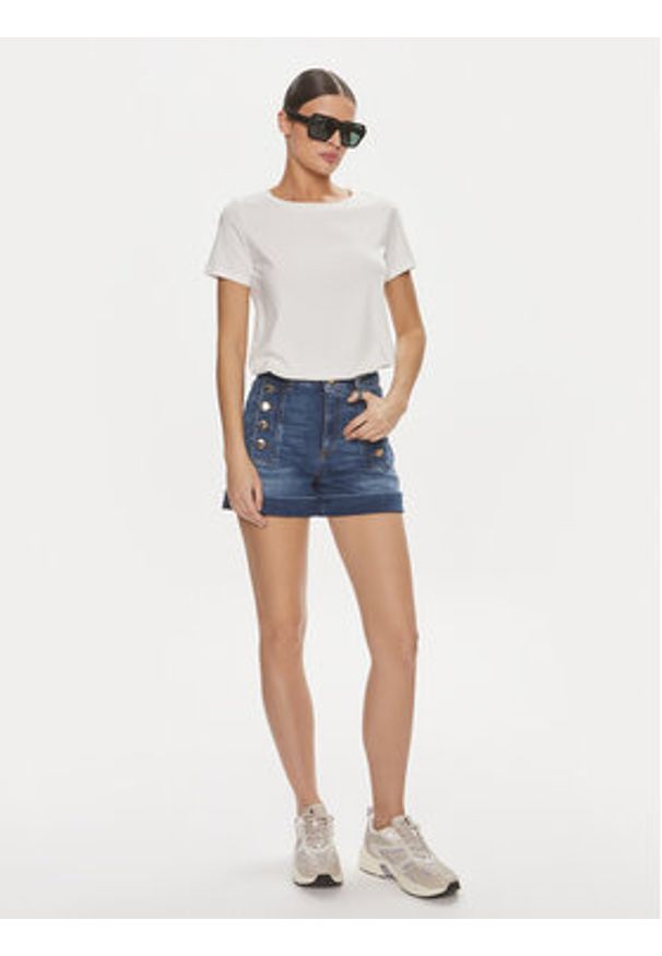 ViCOLO Szorty jeansowe DB5055 Niebieski Regular Fit. Kolor: niebieski. Materiał: bawełna, jeans