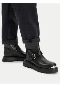 Love Moschino - LOVE MOSCHINO Botki JA24134G1LIA0000 Czarny. Kolor: czarny. Materiał: skóra #7