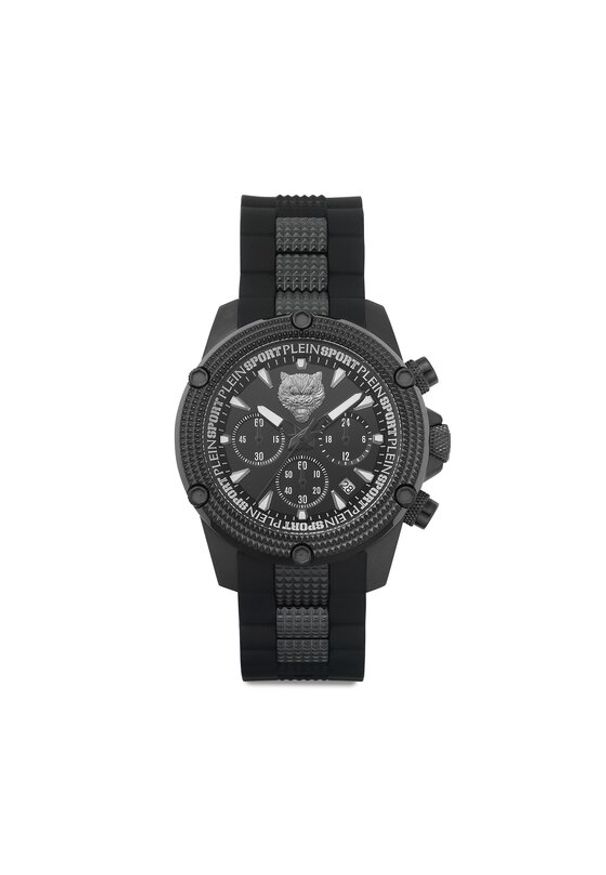 Plein Sport Zegarek Hurricane PSDBA1223 Czarny. Kolor: czarny. Materiał: syntetyk. Styl: sportowy