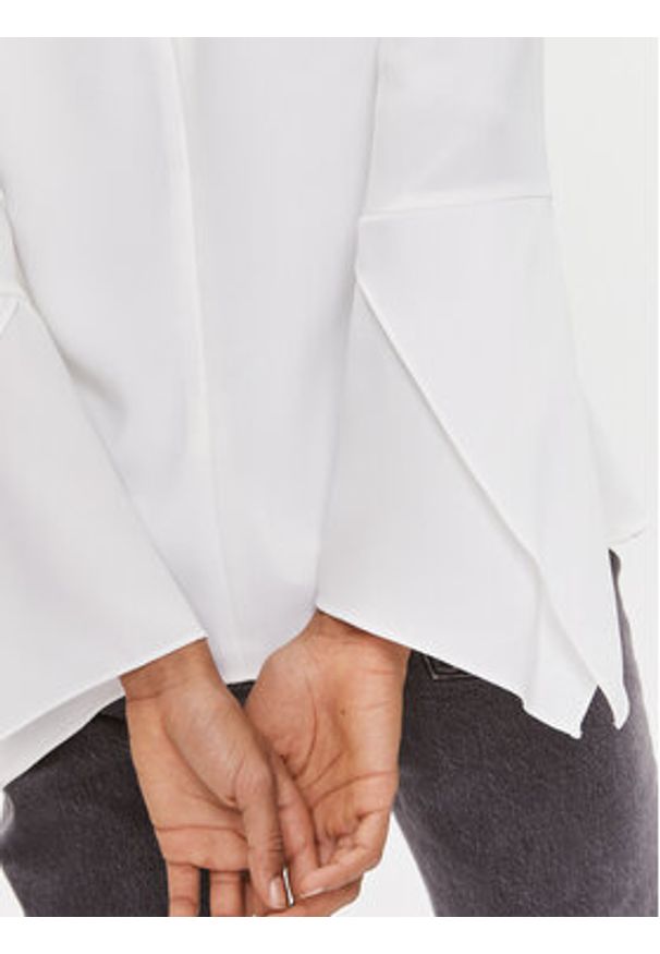 DKNY Bluzka UI3T2180 Écru Regular Fit. Materiał: syntetyk