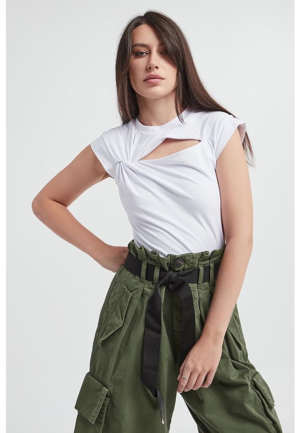 Pinko - T-shirt damski Tropici PINKO