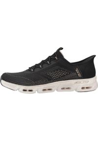 skechers - Tenisówki Skechers Model Gilde Step Gratify Kolor Czarny. Kolor: czarny. Materiał: tkanina. Model: Skechers Sport. Sport: turystyka piesza