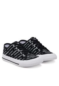 Karl Lagerfeld Kids Tenisówki Z30562 S Czarny. Kolor: czarny. Materiał: materiał