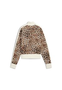 Bluza sportowa damska Puma T7 Leo Luxe Aop. Kolor: beżowy
