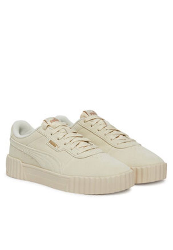 Puma Sneakersy Carina 3.0 SD 400721 03 Écru. Materiał: zamsz, skóra