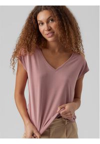 Vero Moda T-Shirt Filli 10247666 Różowy Regular Fit. Kolor: różowy. Materiał: syntetyk