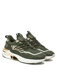 Plein Sport Sneakersy SAES USC0736 STE003 Khaki. Kolor: brązowy. Materiał: materiał