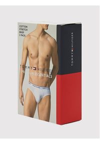 TOMMY HILFIGER - Tommy Hilfiger Komplet 3 par slipów 3p Brief 1U87903766 Biały. Kolor: biały. Materiał: bawełna #3