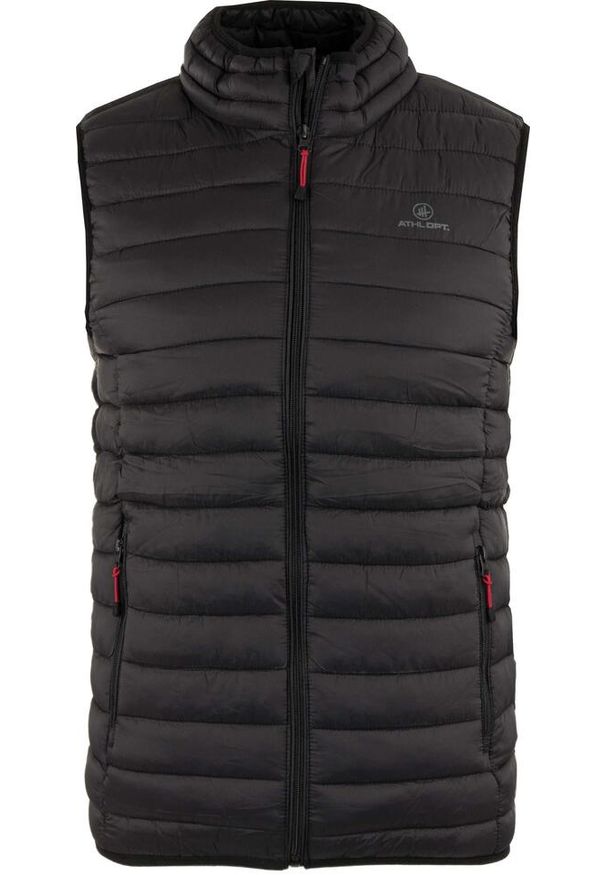 ZONE PERFECT - Męska kamizelka Henry Black M: Sportowy i oddychający flecevest. Kolor: wielokolorowy. Sezon: wiosna, jesień